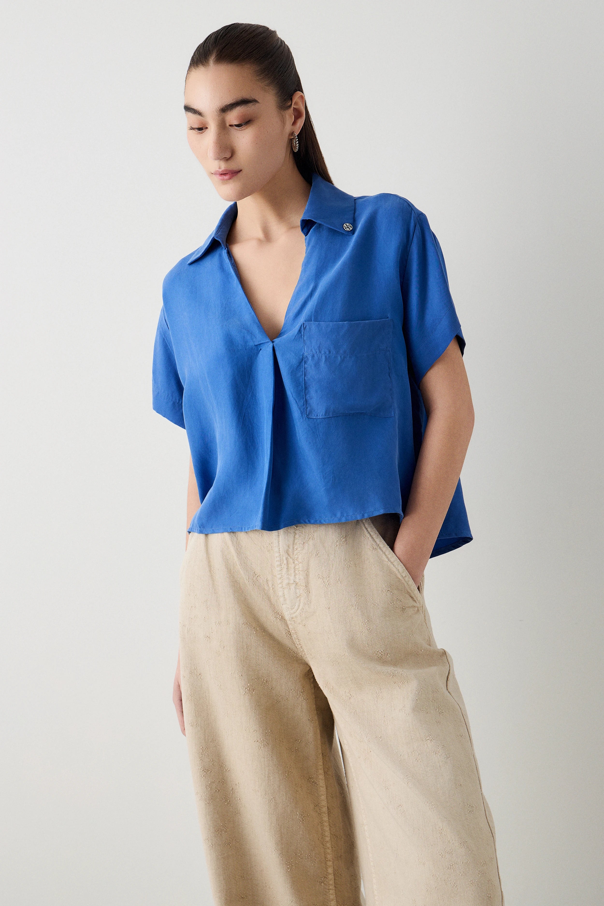 BSB - blusa - BLUE AZURE
