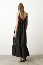 BSB - abito bretellina - BLACK