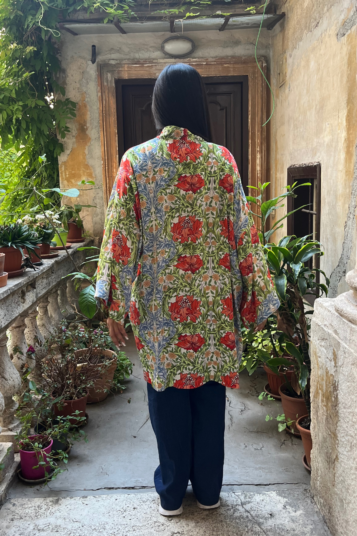 FLOW - kimono seta viscosa - F1
