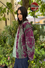 ARTEFILIA-MILANO - giacca uma velluto ricamato - LANZAROTE WINE