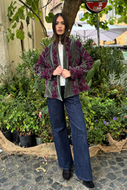 ARTEFILIA-MILANO - giacca uma velluto ricamato - LANZAROTE WINE