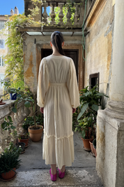 NUD - abito runa - ECRU