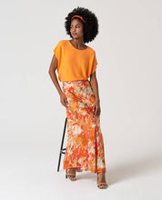 SURKANA - gonna lunga svasata stampata - MULTI COLORS