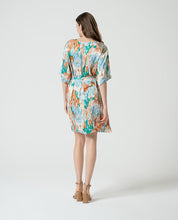 SURKANA - Abito con scollo a barca - AZZURRO