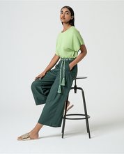 SURKANA - maglia oversize - VERDE