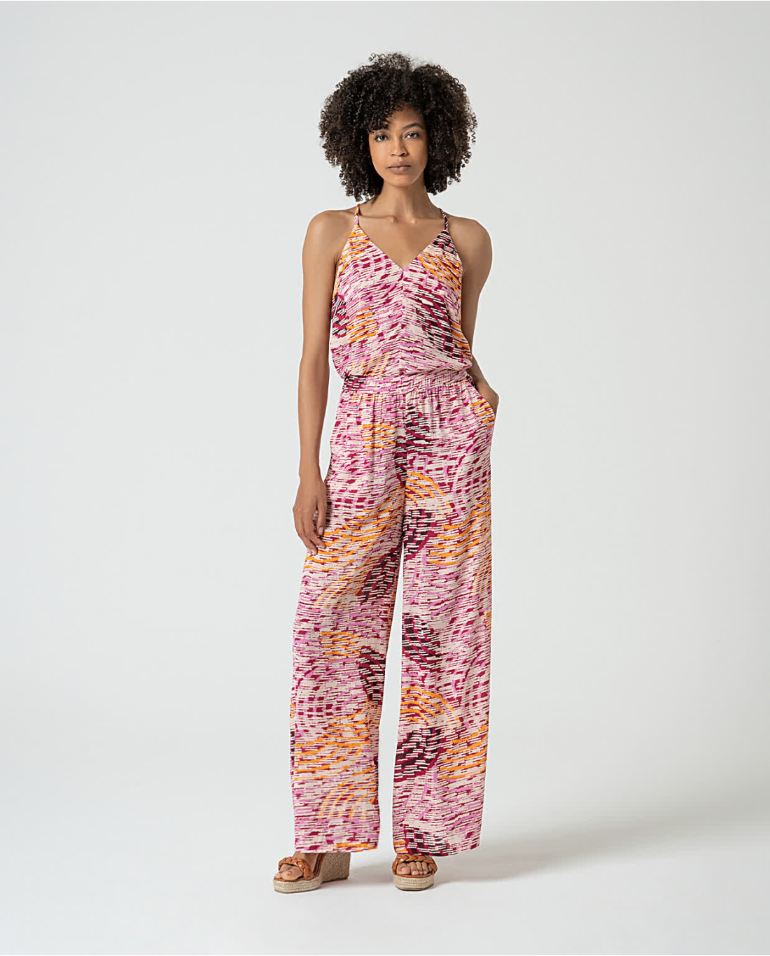 SURKANA - pantalone largo fantasia - MULTI COLORS