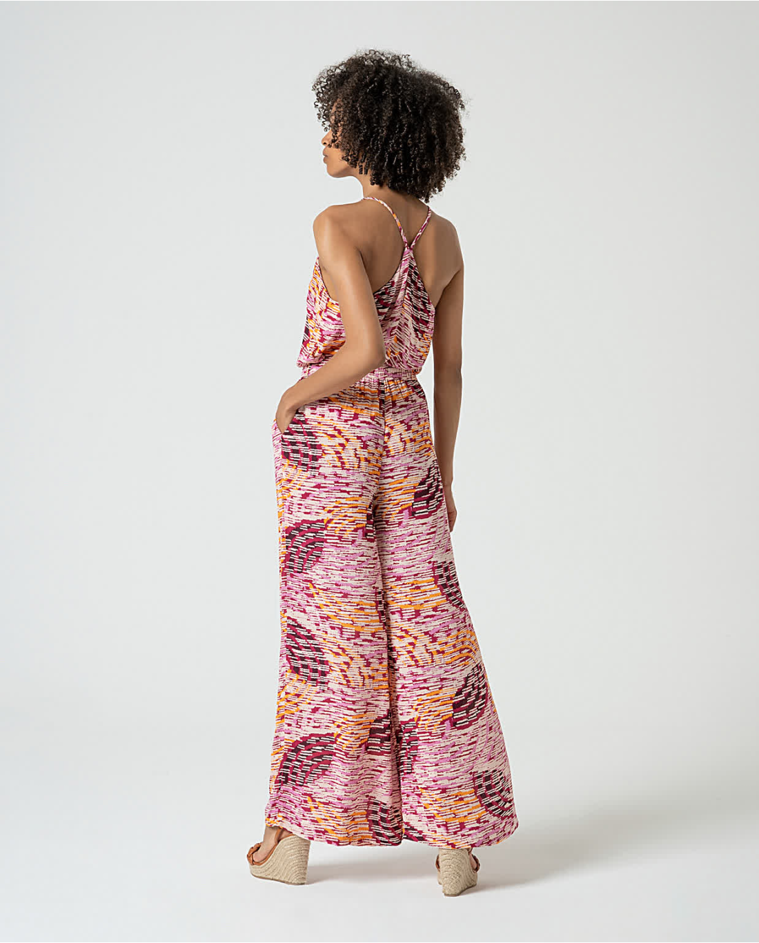 SURKANA - pantalone largo fantasia - MULTI COLORS