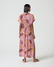 SURKANA - abito midi manica larga - MULTI COLORS