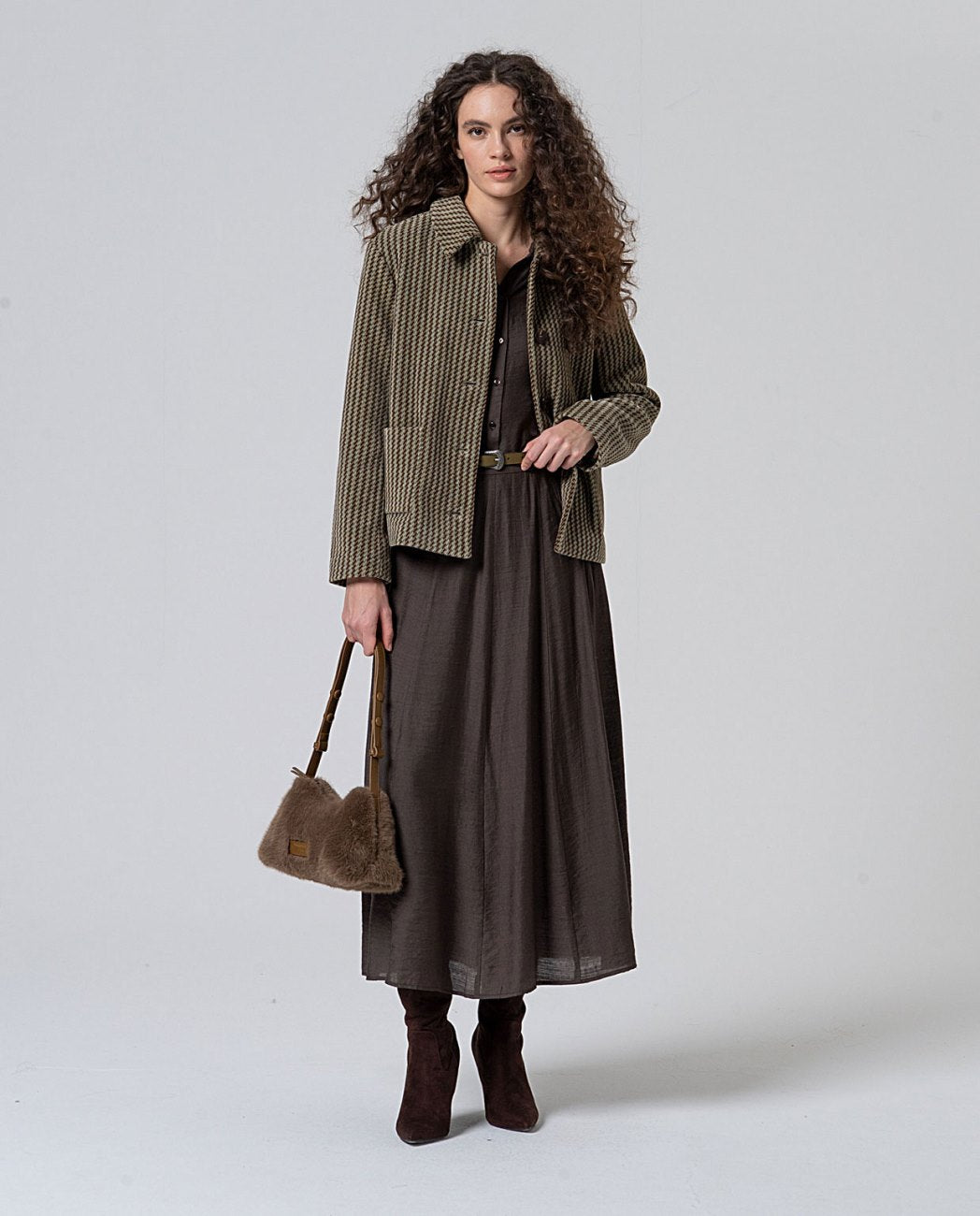 SURKANA - giacca tasche a toppa - VERDE