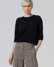 SURKANA - maglia manica 3\4 - NERO