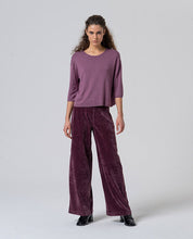 SURKANA - maglia manica 3\4 - MALVA