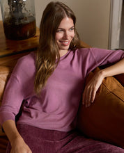 SURKANA - maglia manica 3\4 - MALVA