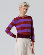 SURKANA - maglia girocollo - PORPORA