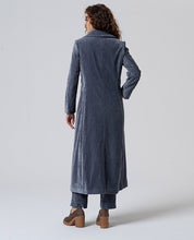 SURKANA - cappotto velluto - GRIGIO