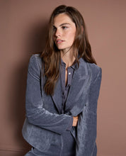 SURKANA - blazer velluto - GRIGIO