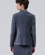 SURKANA - blazer velluto - GRIGIO