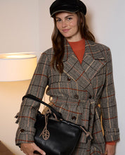 SURKANA - trench spigato - CAMEL