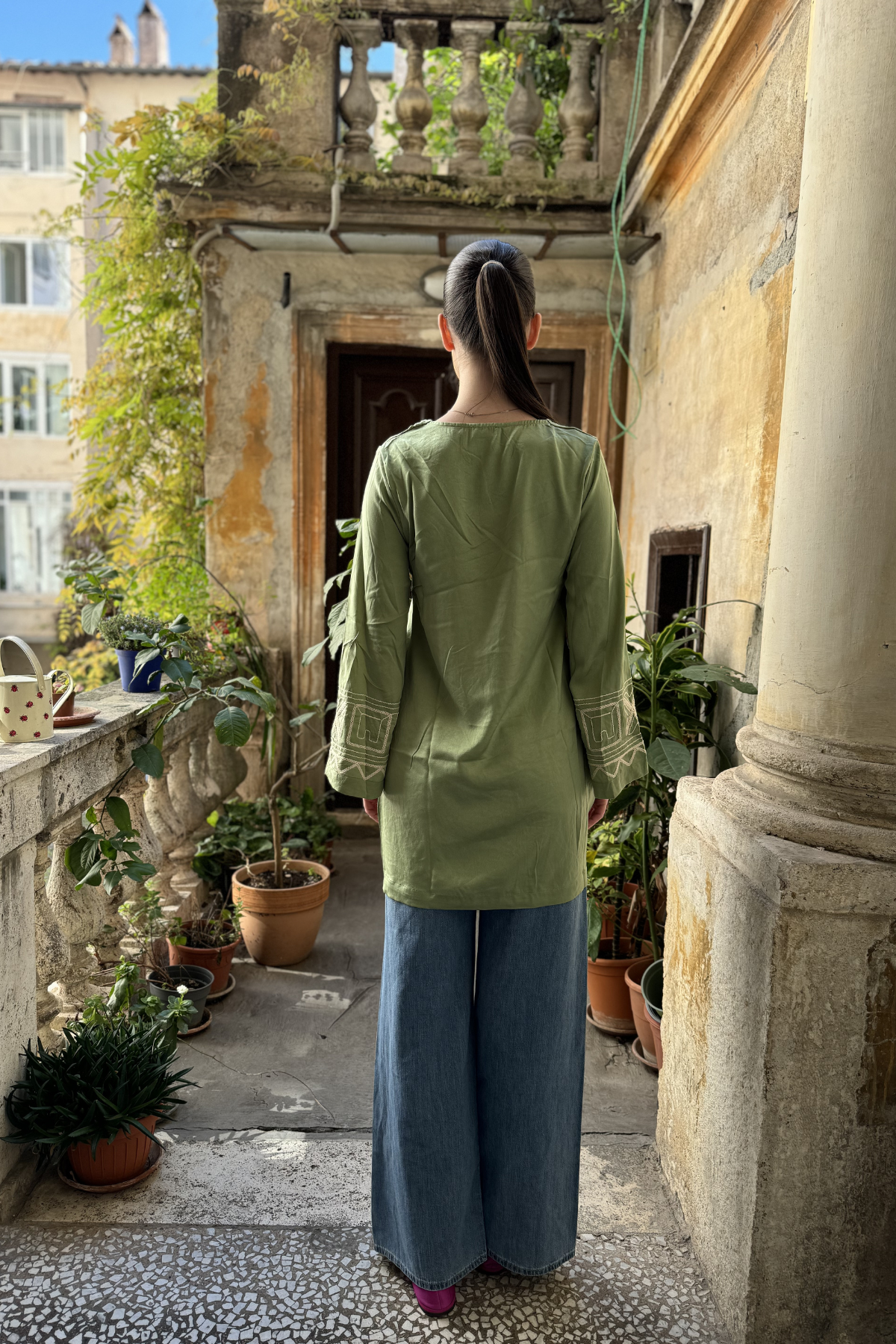 NEKANE - abito derva - GREEN