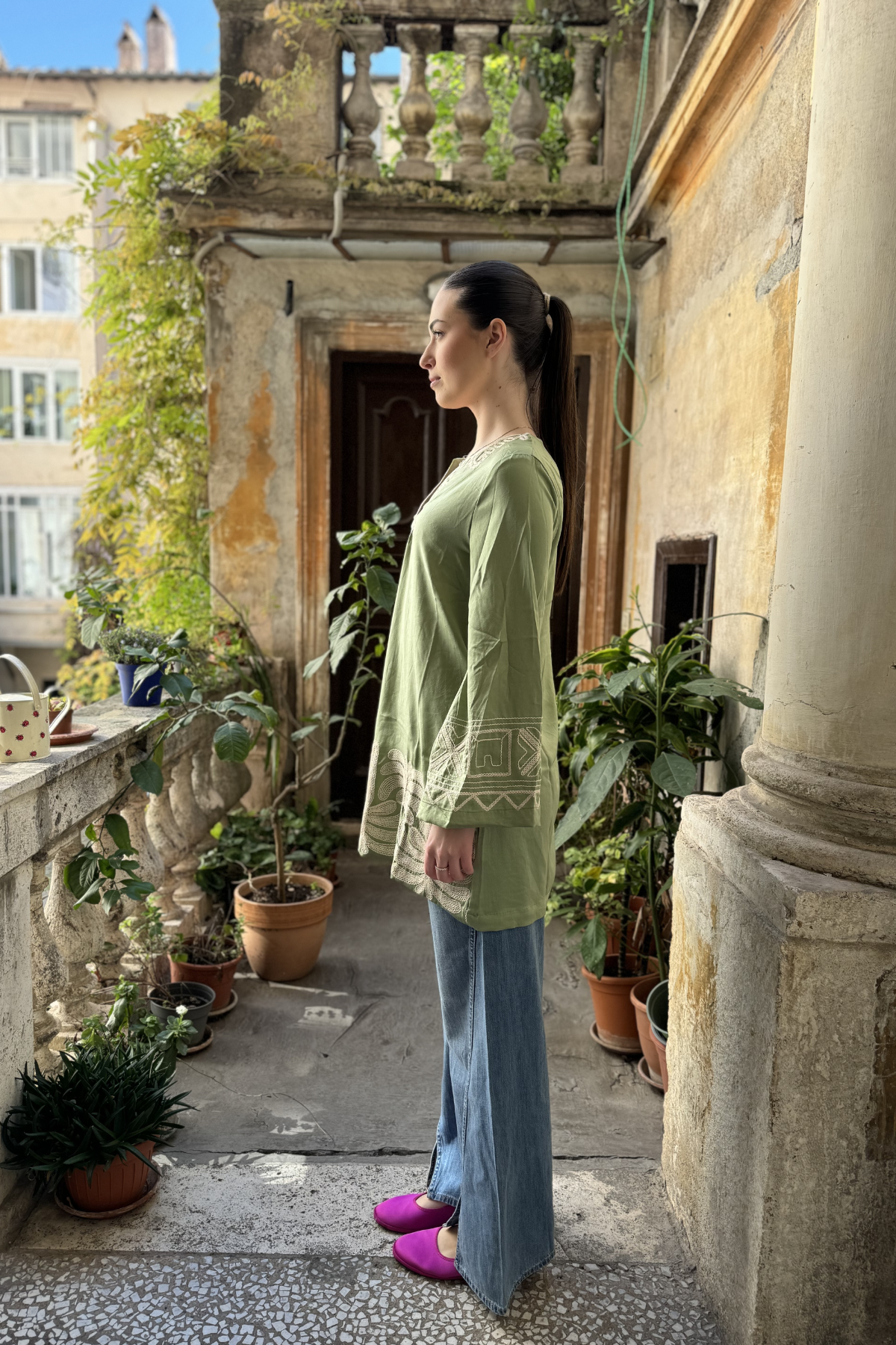 NEKANE - abito derva - GREEN