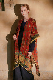 one-hundred-stars-1 - throwover wool - DRAGON RUST