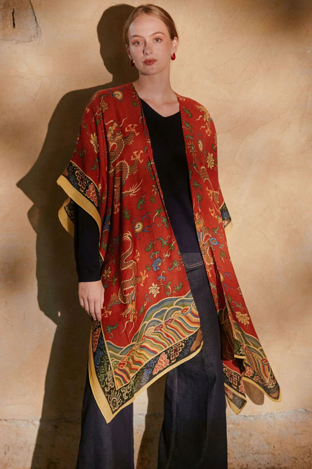 one-hundred-stars-1 - throwover wool - DRAGON RUST