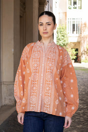 MAISON HOTEL - blouse stephanie - PUMPKIN