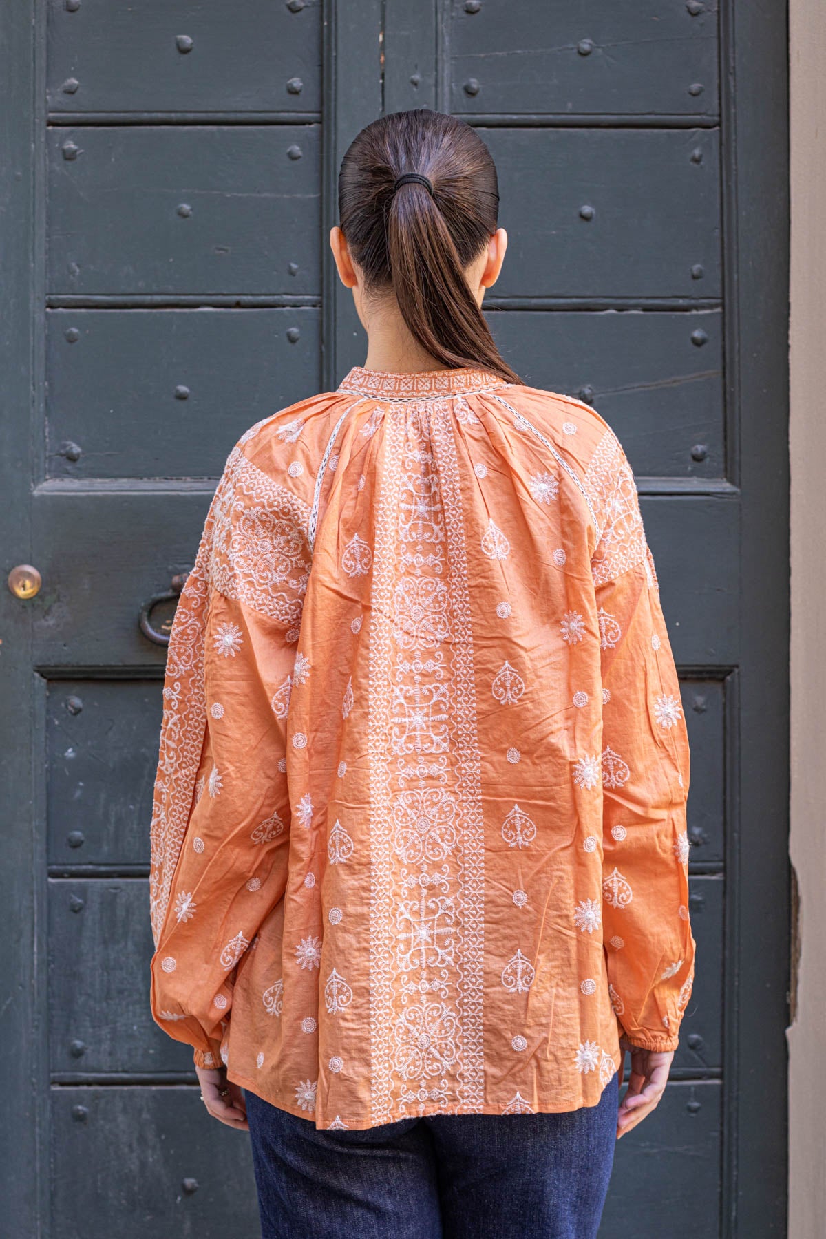 MAISON HOTEL - blouse stephanie - PUMPKIN