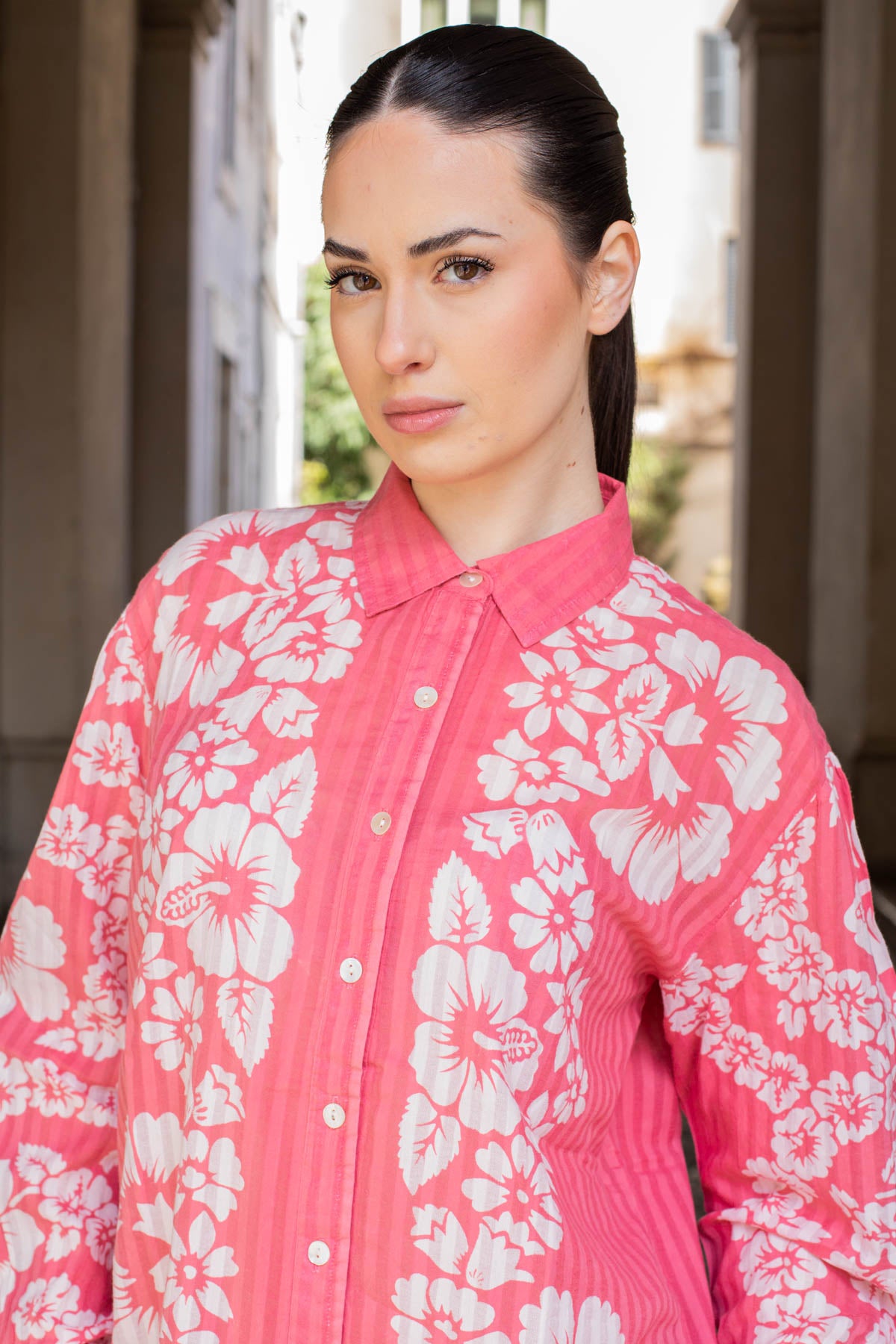 MAISON HOTEL - blouse rusty - PINK FLOYD