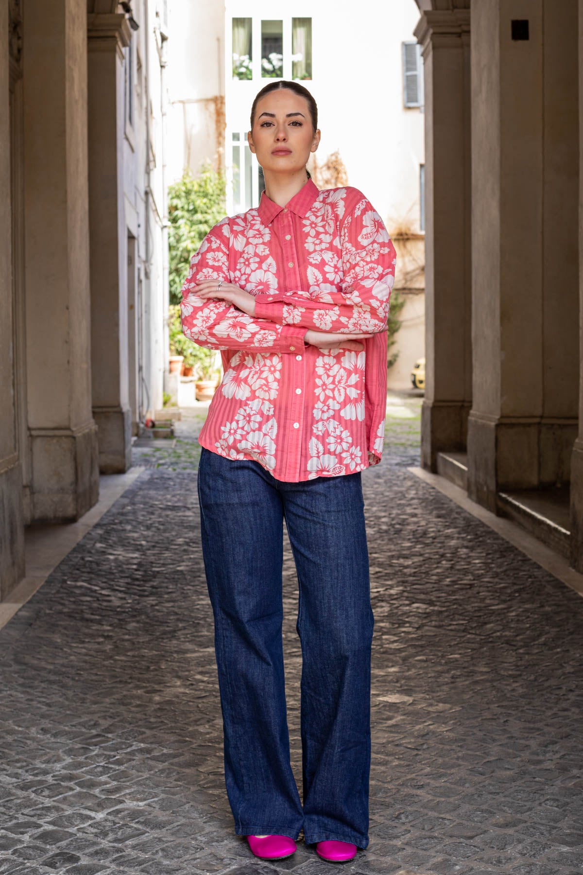 MAISON HOTEL - blouse rusty - PINK FLOYD