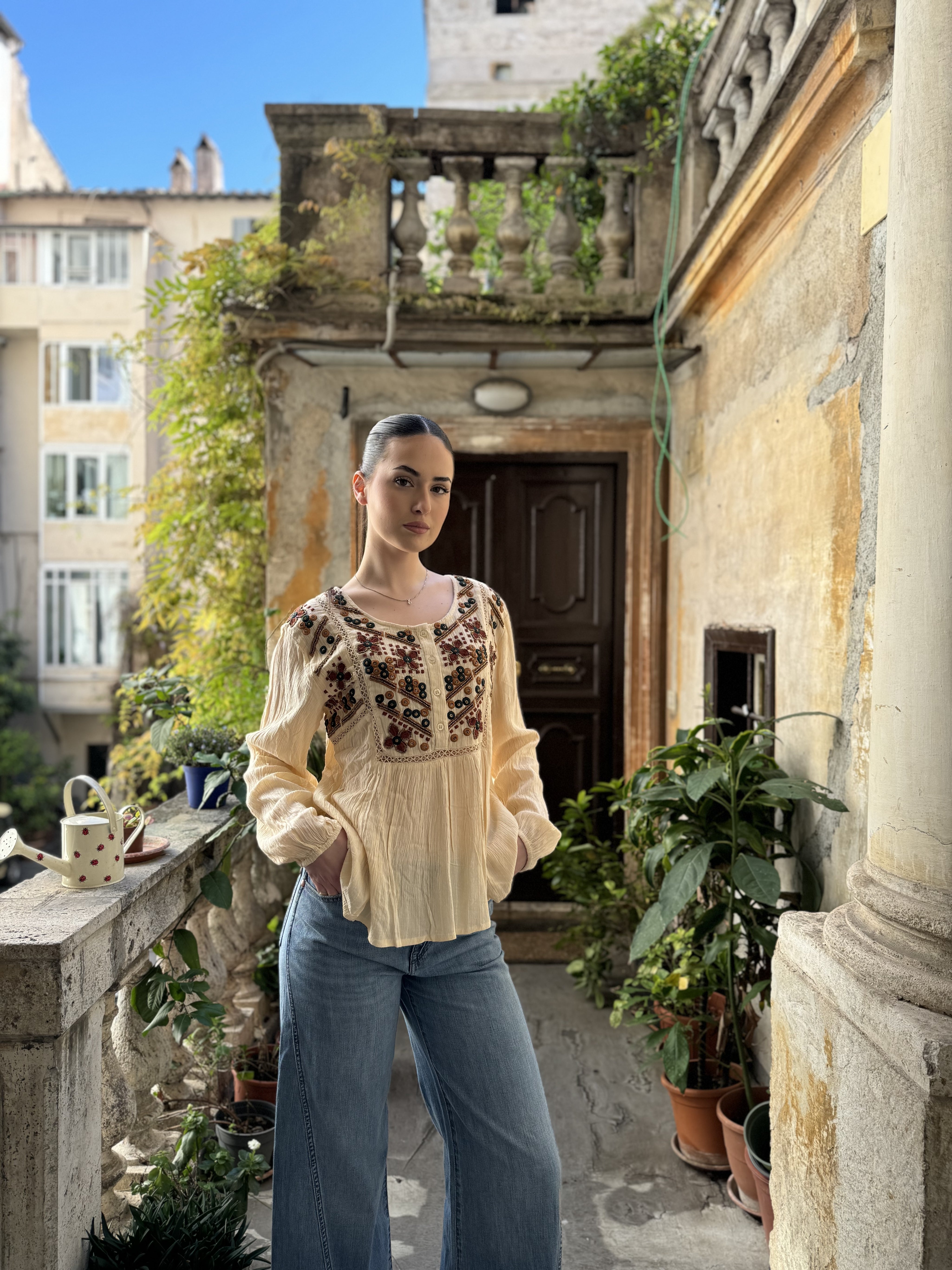 NEKANE - blousa sunuti - BURRO