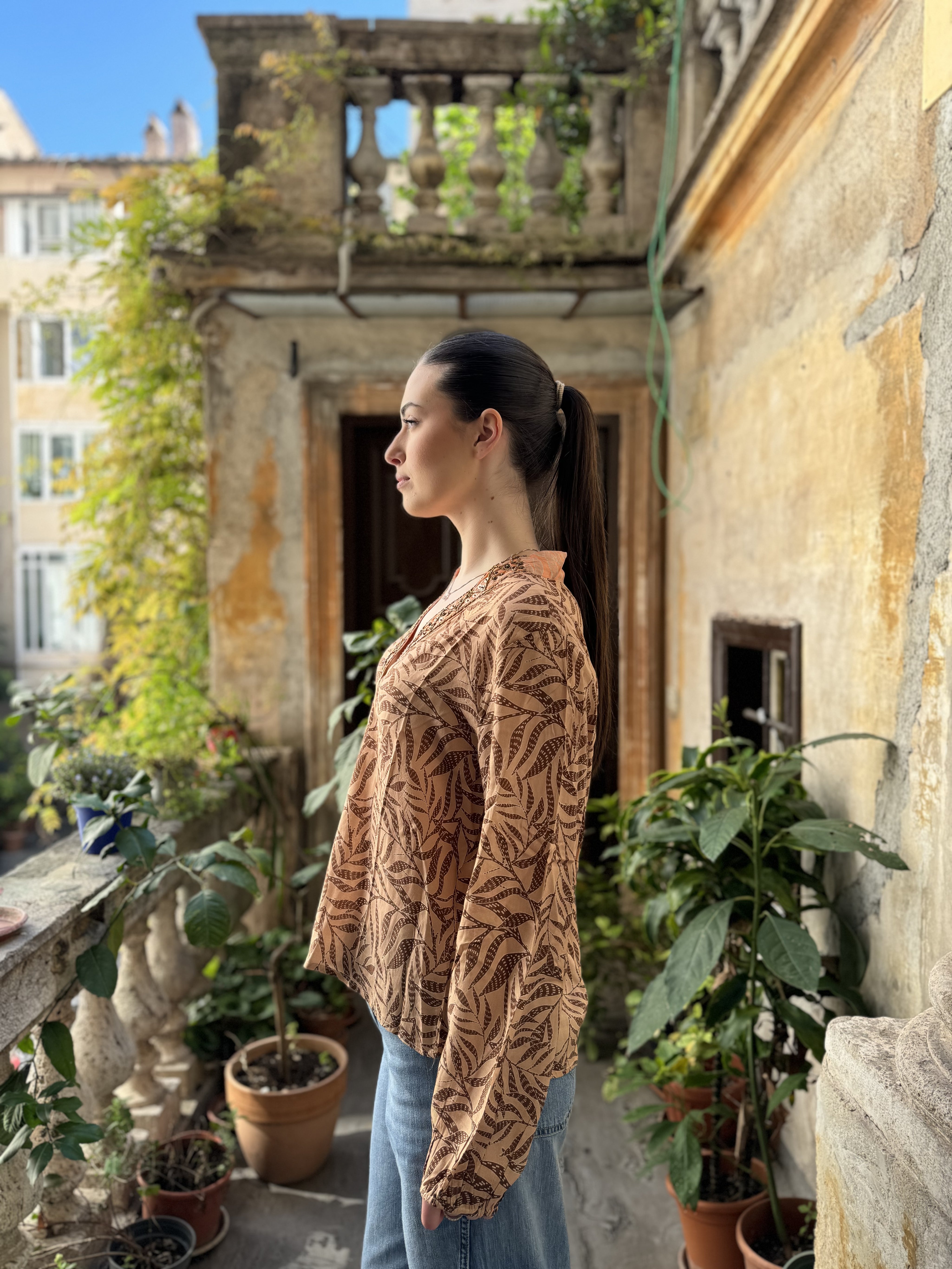 NEKANE - blousa ambika - BEIGE