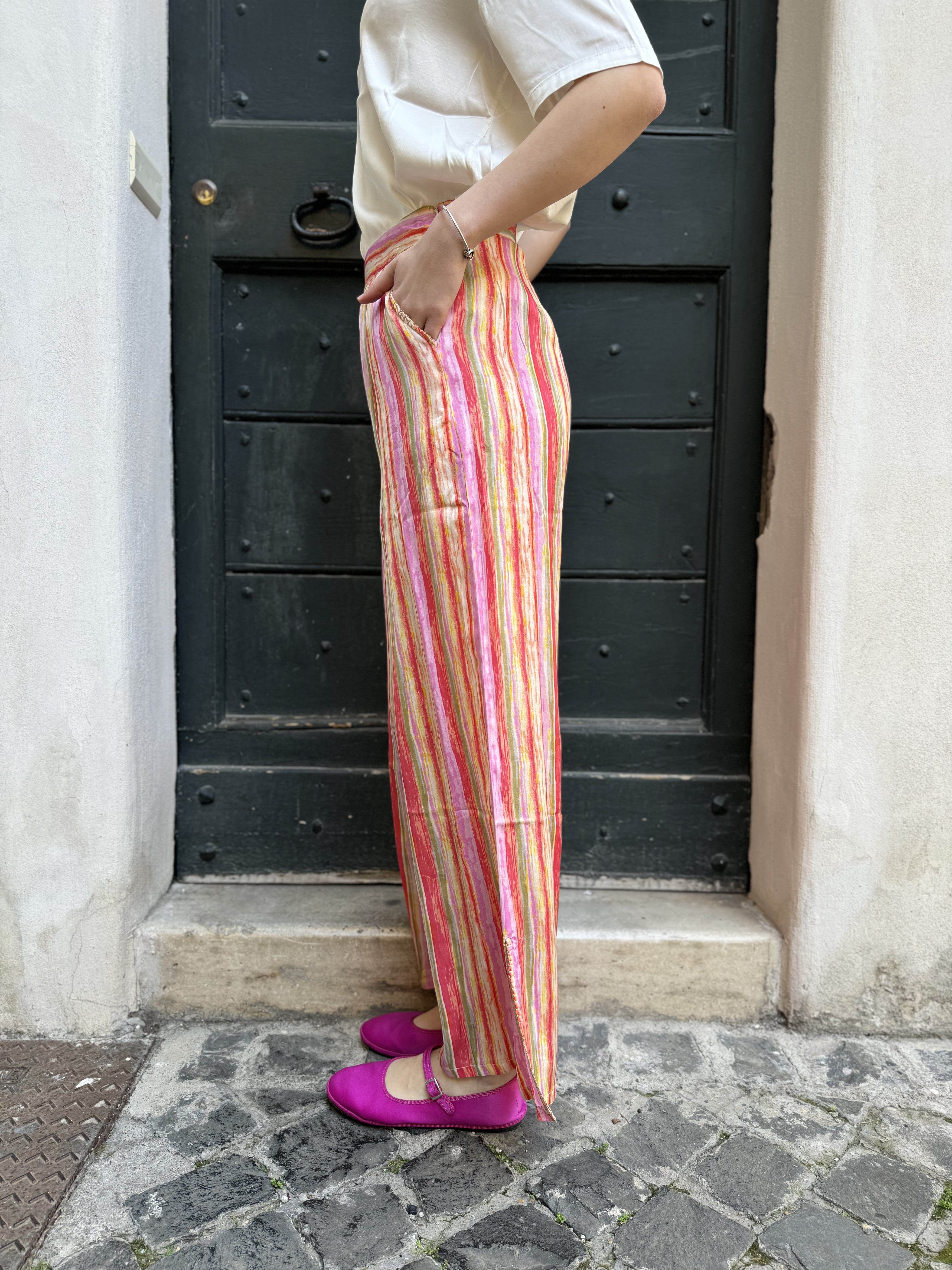 NEKANE - pantaloni anu - CORAL