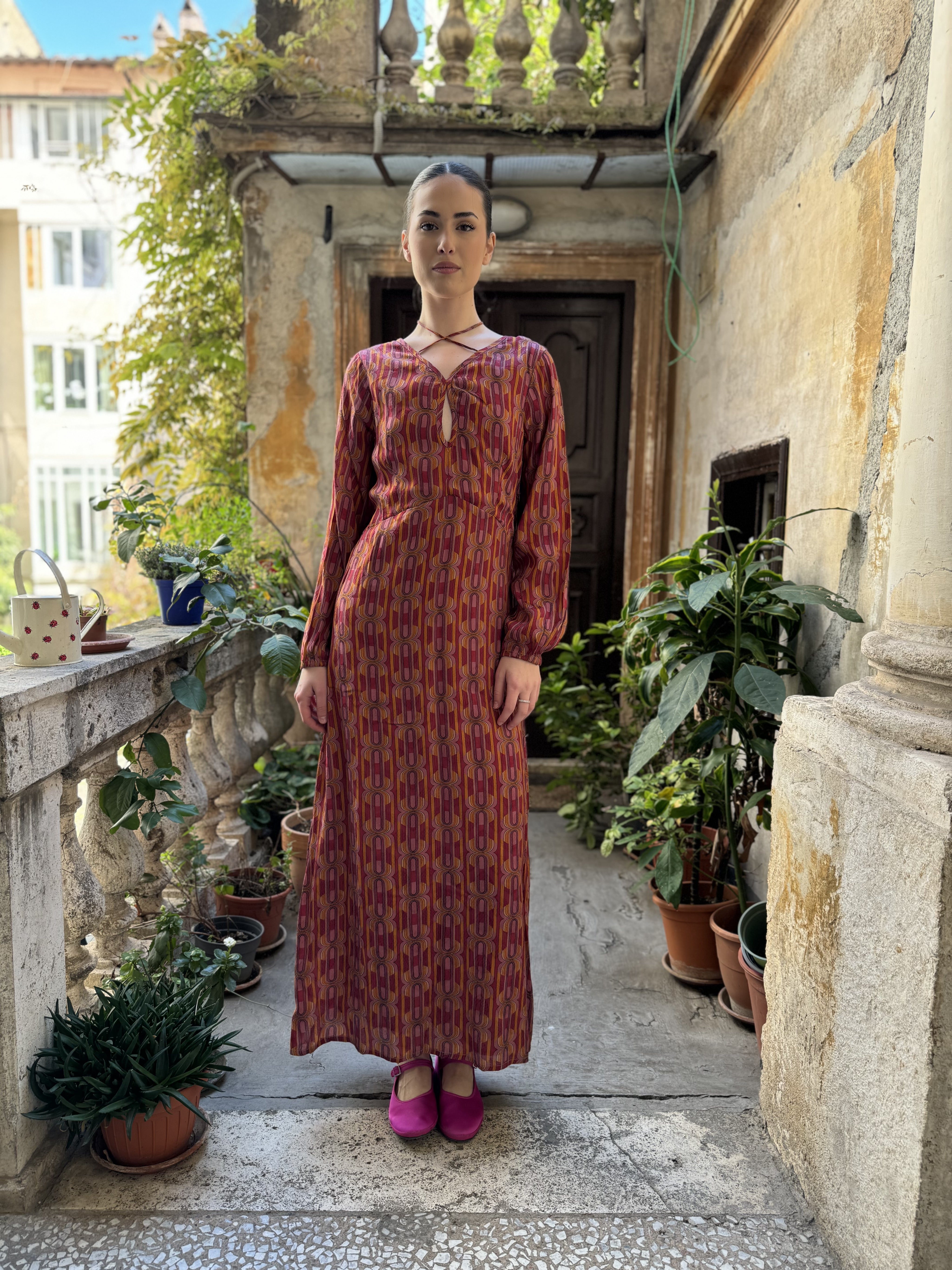 NEKANE - abito auguste - MAGENTA