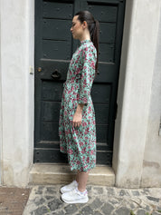 ARTEFILIA-abito carolina mussola cotone - TIFFANY FLOWERS