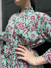 ARTEFILIA-abito carolina mussola cotone - TIFFANY FLOWERS