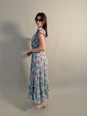 ARTEFILIA - abito mirta mussola di cotone - TIFFANY FLOWERS