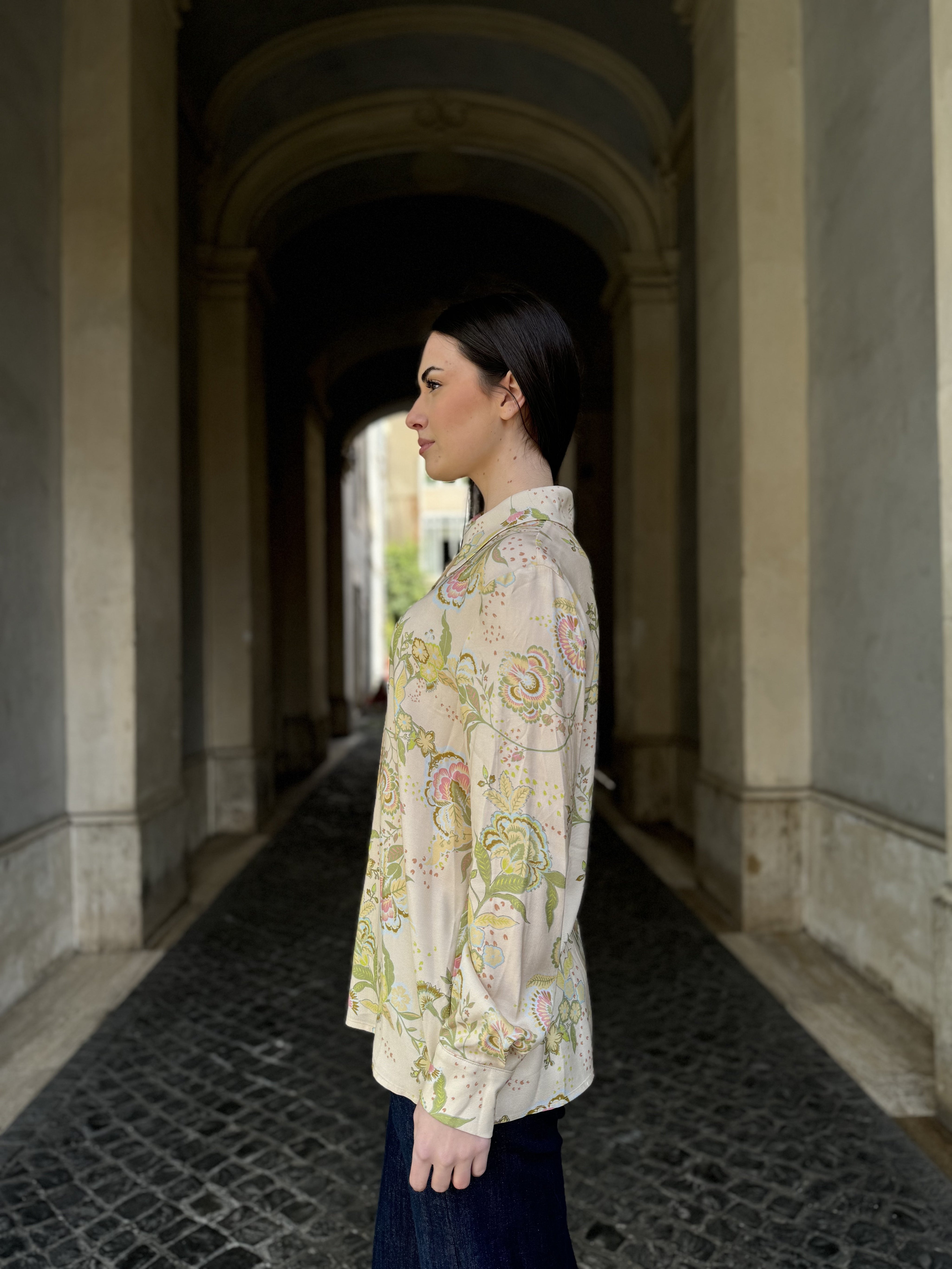 WU-SIDE - camicia fantasia - CIPRIA S\M 40\44