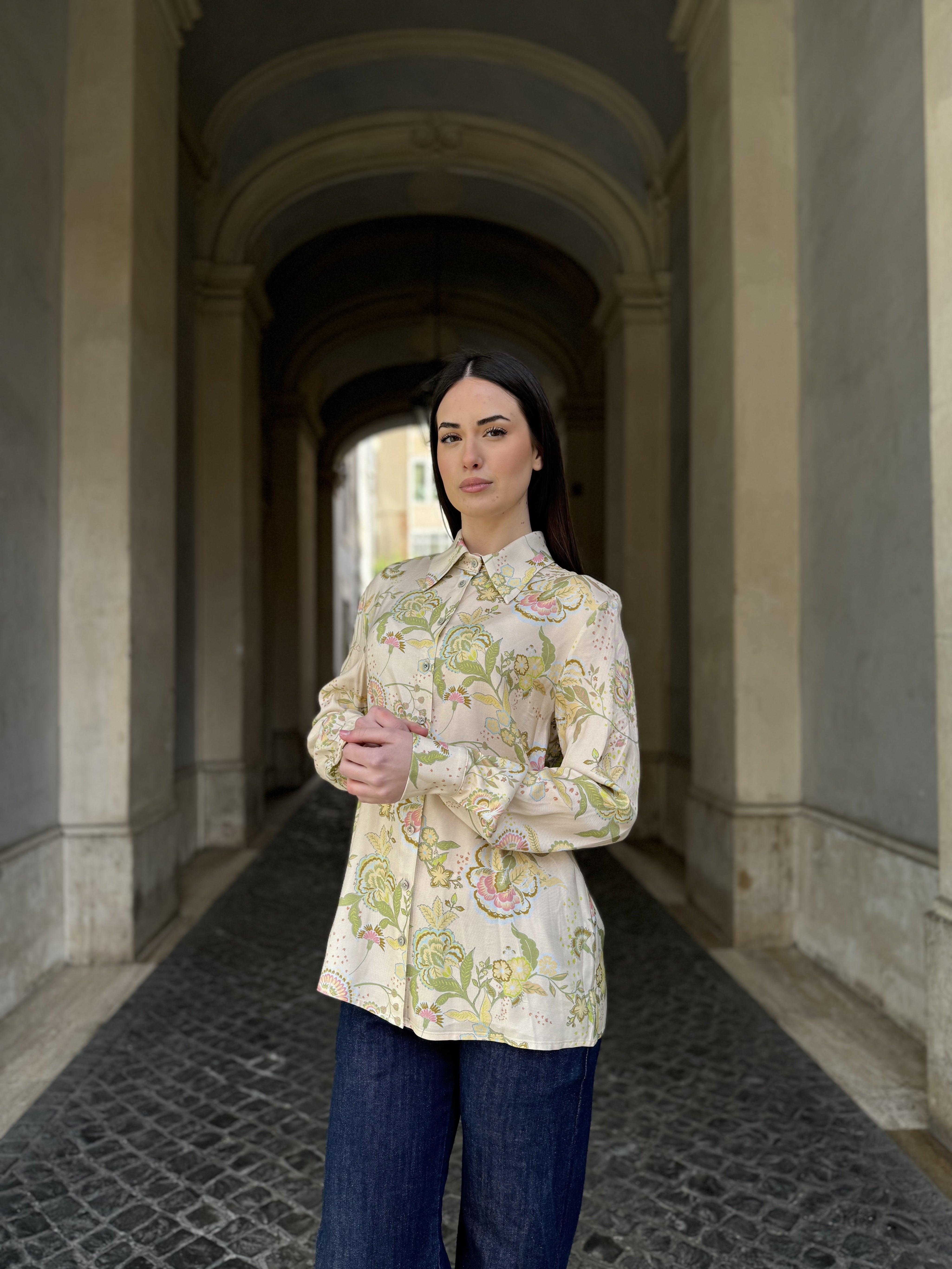 WU-SIDE - camicia fantasia - CIPRIA S\M 40\44