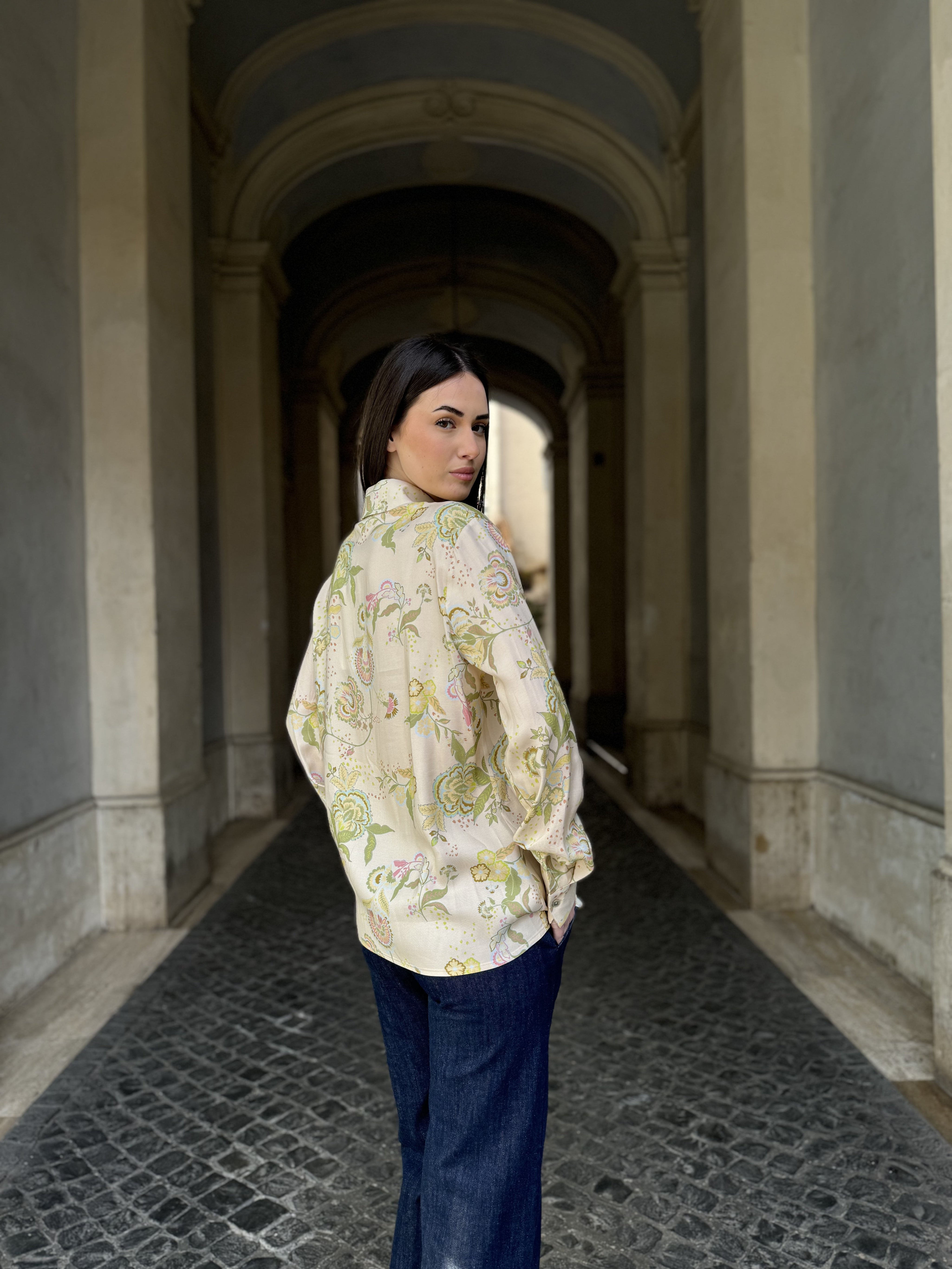 WU-SIDE - camicia fantasia - CIPRIA S\M 40\44