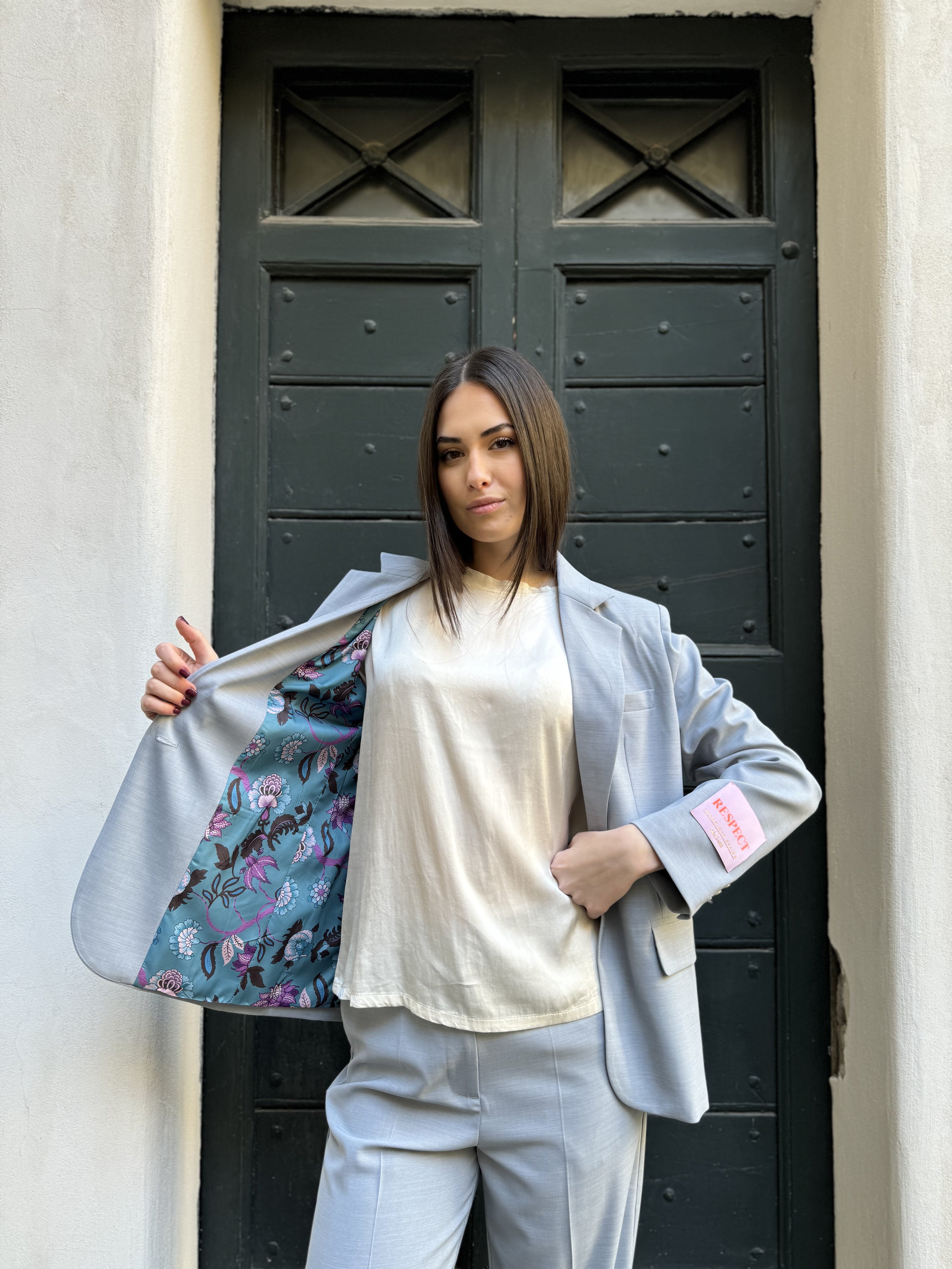 WU-SIDE - giacca blazer - POLVERE