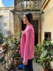 WU-SIDE - camicia viscosa - FUCSIA