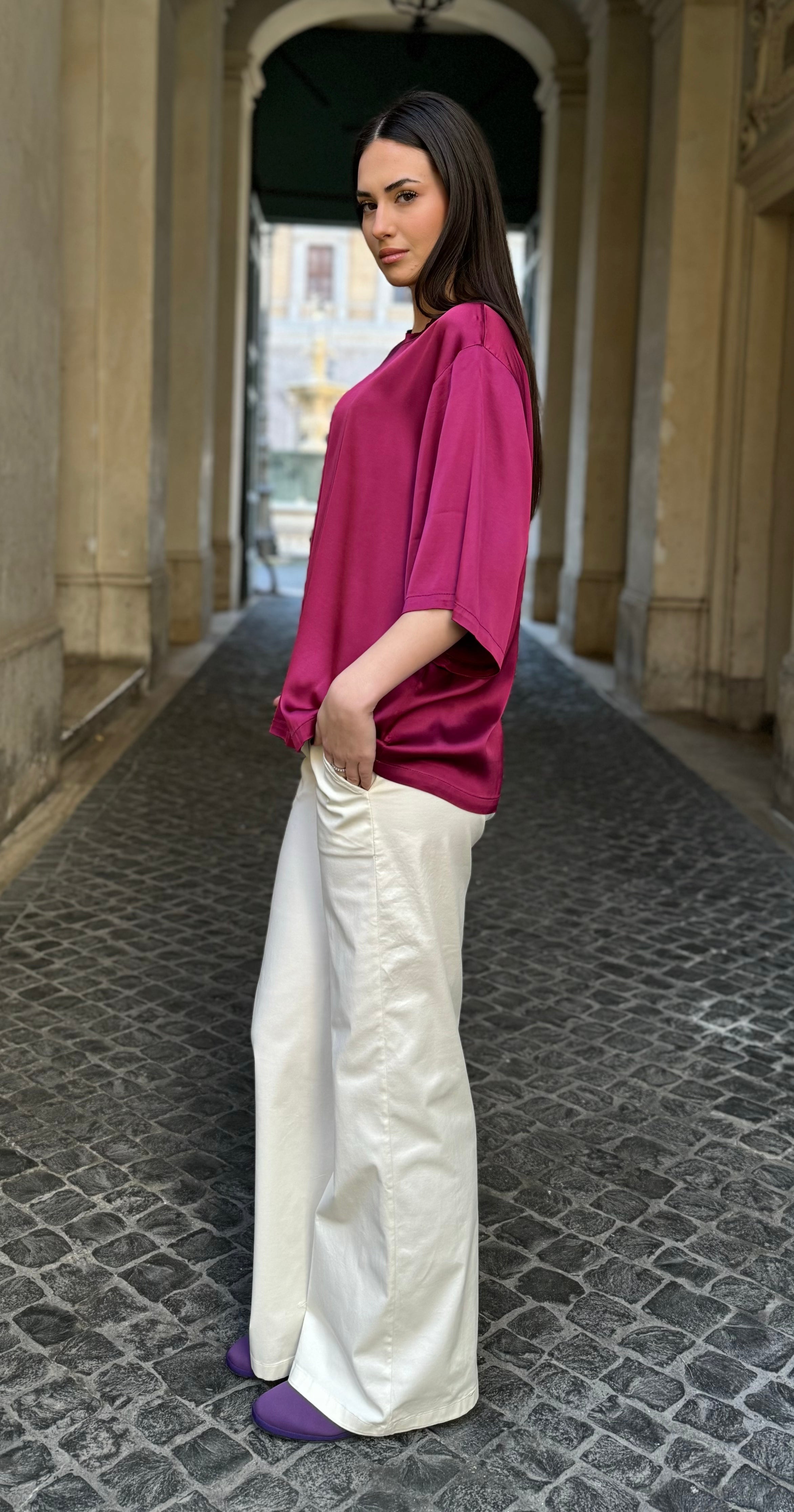 DISSOLVED LABS - pantalone mia - BURRO