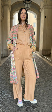 WU-SIDE - pantaloni viscosa - CIPRIA