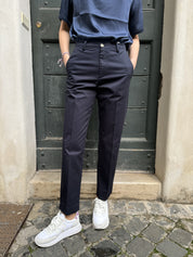 HAPPY 25 - pantalone chino - BLUE