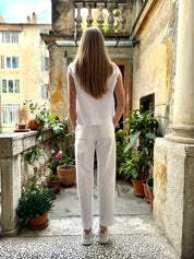 HAPPY 25 - pantalone chino - BIANCO