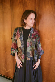 one-hundred-stars-1 - giacca kimono wool - PRIMULA BLACK