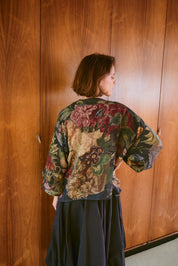 one-hundred-stars-1 - giacca kimono wool - PRIMULA BLACK