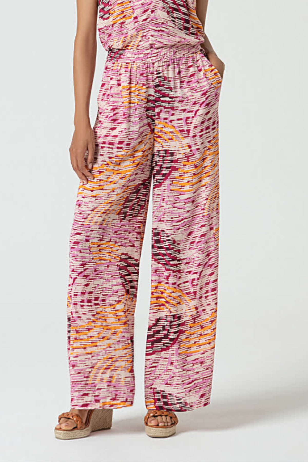 SURKANA - pantalone largo fantasia - MULTI COLORS