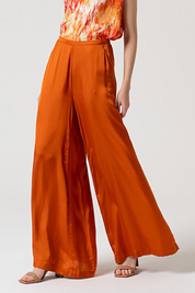 SURKANA - pantalone svasato - ARANCIO