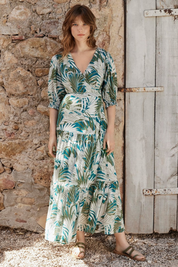 MOLLY BRACKEN - abito in cotone - KHAKY KALA